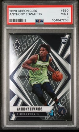 2020 PANINI CHRONICLES #580 ANTHONY EDWARDS PSA 9
