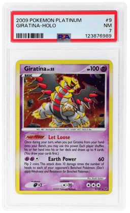 2009 Pokemon Platinum Holo Giratina #9 PSA 7