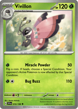 2023 Vivillon #10 Scarlet & Violet