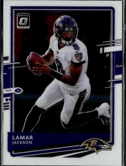 2020 Lamar Jackson #11 Donruss Optic