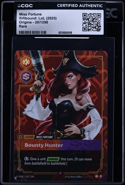 2025 Riftbound League Of Legends LoL Origins Miss Fortune #267 CGC AUTH