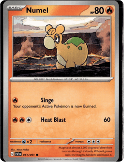 2024 Numel #11 Paldean Fates