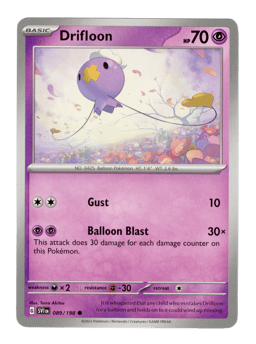2023 Drifloon #89 Scarlet & Violet