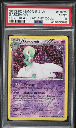 2013 Pokemon BW Legendary Treasures Radiant Collection Holo Gardevoir #10 PSA 9
