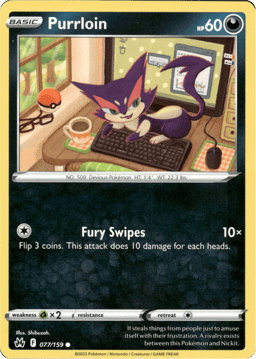 2023 Purrloin #77 Crown Zenith