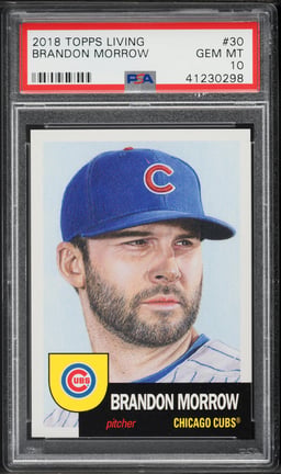 2018 Topps Living Brandon Morrow #30 PSA 10 GEM MINT