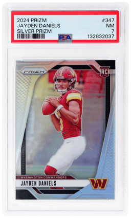 2024 Panini Prizm Silver Prizm Jayden Daniels #347 PSA 7
