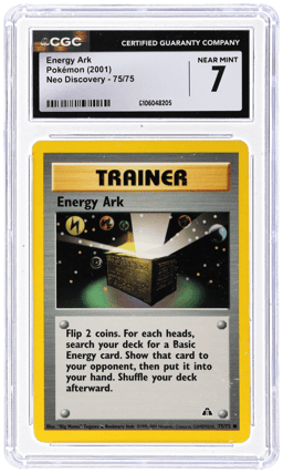 2001 Pokemon Neo Discovery Energy Ark #75 CGC 7