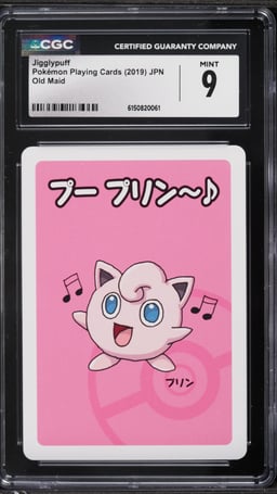 2019 Pokemon Japanese Playing Cards Old Maid Jigglypuff CGC 9 MINT