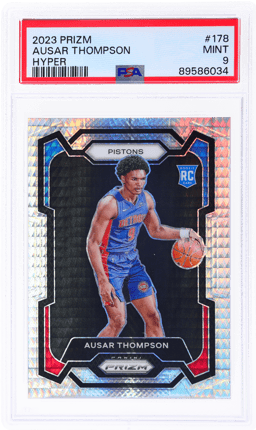 2023 Panini Prizm Hyper Prizm Ausar Thompson #178 PSA 9
