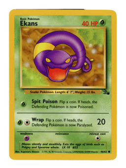 1999 Ekans #46 Fossil Unlimited