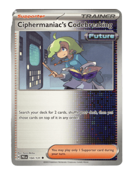 2025 Ciphermaniac's Codebreaking #104 Prismatic Evolutions