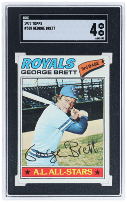 1977 Topps George Brett #580 SGC 4