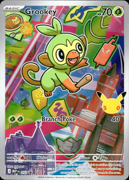 2025 Grookey #52 Mega Evolution Black Star Promos