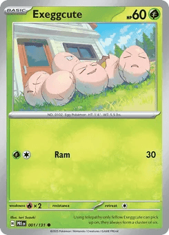 2025 Exeggcute #1 Prismatic Evolutions