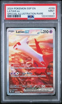 2024 POKEMON SSP EN-SURGING SPARKS SPECIAL ILLUSTRATION RARE LATIAS EX PSA 9