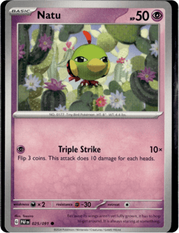 2024 Natu #25 Paldean Fates