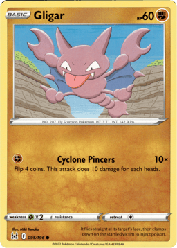 2022 Gligar #95 Lost Origin
