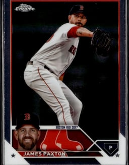 2023 James Paxton #USC83 Topps Chrome Update