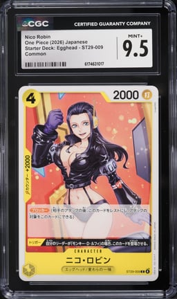 2026 One Piece Japanese Starter Deck: Egghead Nico Robin #ST29-009 CGC 9.5 MINT+