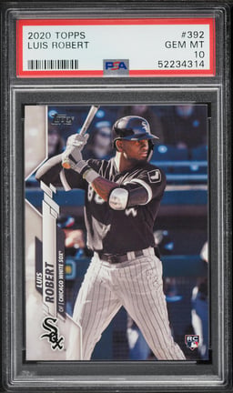 2020 Topps Luis Robert ROOKIE #392 PSA 10 GEM MINT