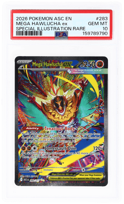 2026 Pokemon Ascended Heroes Special Illustration Rare Mega Hawlucha Ex #283 PSA 10