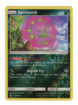 2019 Spiritomb #112 Unbroken Bonds