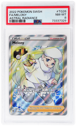 2022 Pokemon Sword and Shield Astral Radiance Trainer Gallery Melony #TG26 PSA 8
