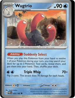 2023 Wugtrio #53 Paradox Rift
