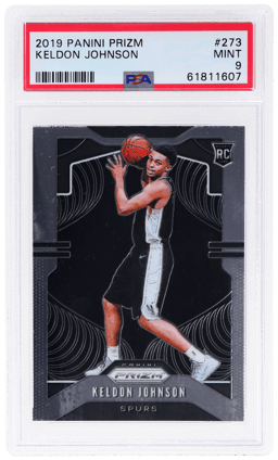 2019 Panini Prizm Keldon Johnson #273 PSA 9