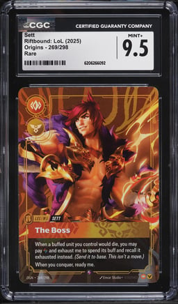 2025 Riftbound League Of Legends LoL Origins Sett #269 CGC 9.5 MINT+