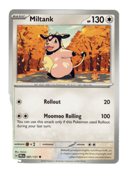 2025 Miltank #81 Prismatic Evolutions
