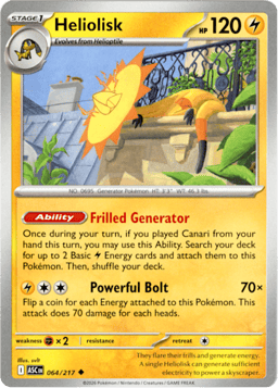 2026 Heliolisk #64 Ascended Heroes