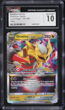 2022 Pokemon Sword & Shield Lost Origin Holo Giratina VSTAR #131 CGC 10 GEM MINT