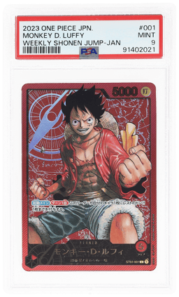 2023 Piece Card Game Promos Japanese Monkey D. Luffy #ST01001 PSA 9