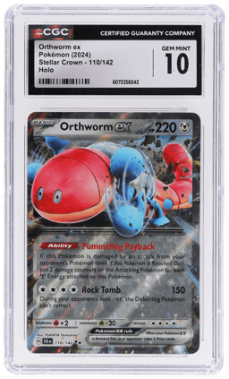 2024 Pokemon Stellar Crown Orthworm #110 CGC 10