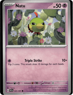 2024 Natu #25 Paldean Fates