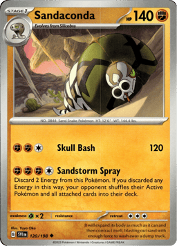 2023 Sandaconda #120 Scarlet & Violet