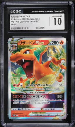 2022 Pokemon Japanese Sword & Shield VSTAR Universe Holo Charizard VSTAR #14 CGC 10 GEM MINT