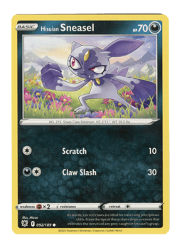 2022 Hisuian Sneasel #92 Astral Radiance
