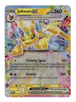 2025 Jolteon ex #30 Prismatic Evolutions
