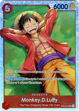 2025 Monkey.D.Luffy (foil) #14 EX Gear 5