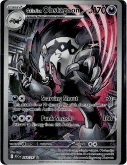 2026 Galarian Obstagoon #245 Ascended Heroes