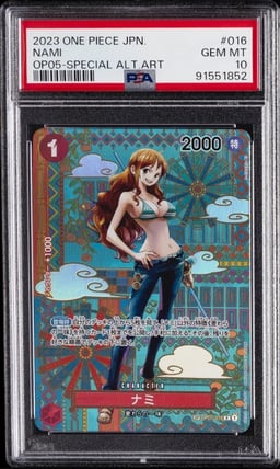 2023 ONE PIECE JPN OP05-AWAKENING OF THE NEW ERA #016 NAMI PSA 10