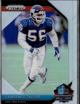 2018 Lawrence Taylor #HOF-5 Prizm Hall of Fame