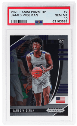 2020 Panini Prizm Draft Picks James Wiseman #2 PSA 10
