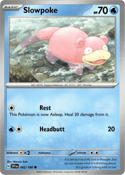 2023 Slowpoke #42 Scarlet & Violet
