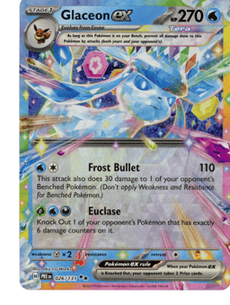 2025 Glaceon ex #26 Prismatic Evolutions