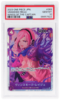 2023 One Piece Wings of the Captain Japanese Vinsmoke Reiju #69 PSA 10