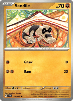 2023 Sandile #115 Scarlet & Violet